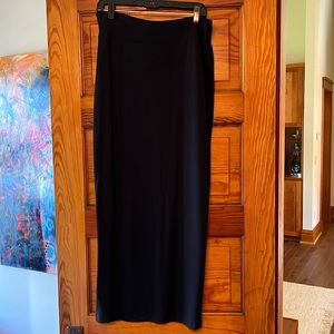 Bryn Walker black maxi skirt
